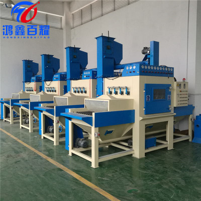 输送式自动喷砂机